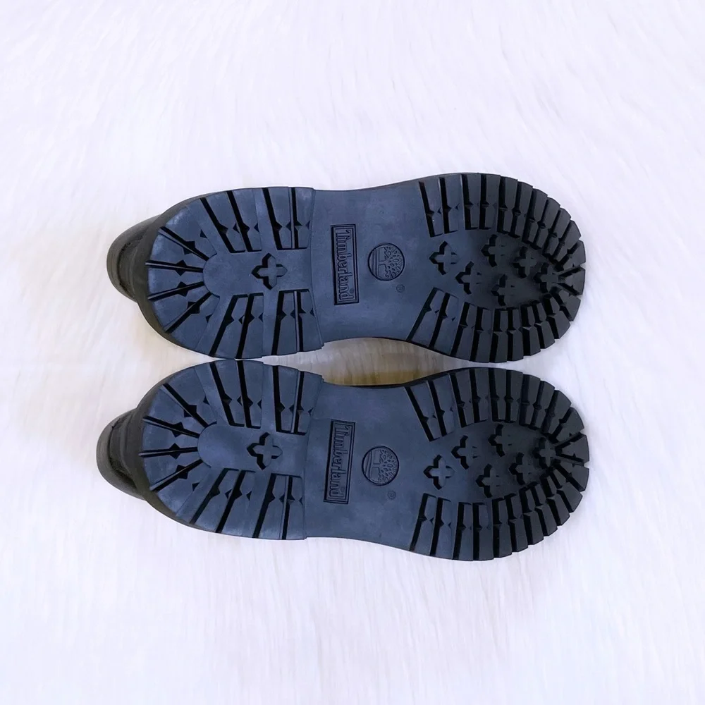 Timberland Women’s Heritage 6 Inch Waterproof Black Boots - Picture 7 of 7